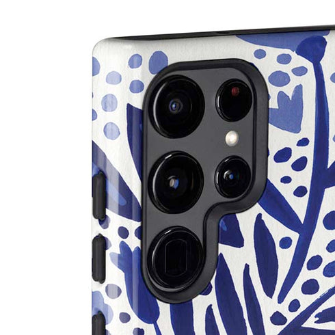 Cat Coq Blue Garden Galaxy S22 Ultra Pro Case