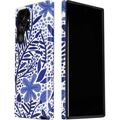 Cat Coq Blue Garden Galaxy S22 Ultra Pro Case