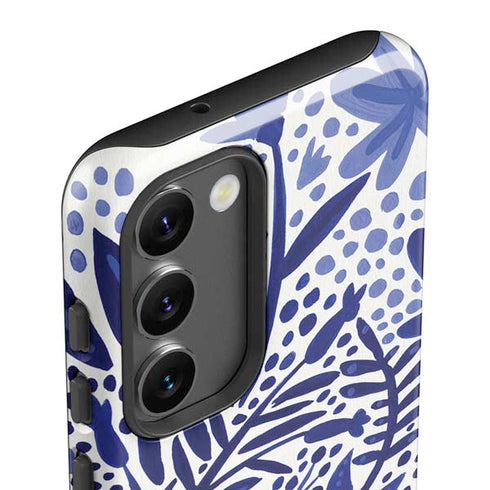 Cat Coq Blue Garden Galaxy S23 Plus Pro Case
