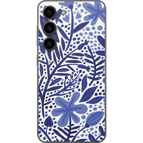 Cat Coq Blue Garden Galaxy S23 Skin