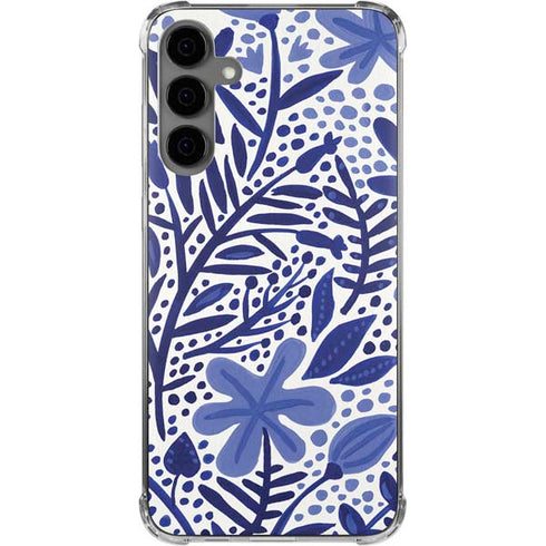 Blue Garden by Cat Coq Galaxy S24 Plus Clear Case