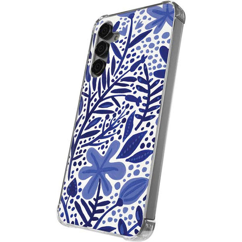 Blue Garden by Cat Coq Galaxy S24 Plus Clear Case