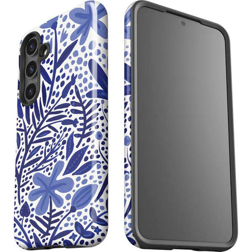 Blue Garden by Cat Coq Galaxy S24 Plus Impact Case