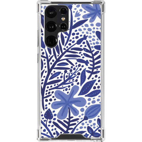 Blue Garden by Cat Coq Galaxy S24 Ultra Clear Case