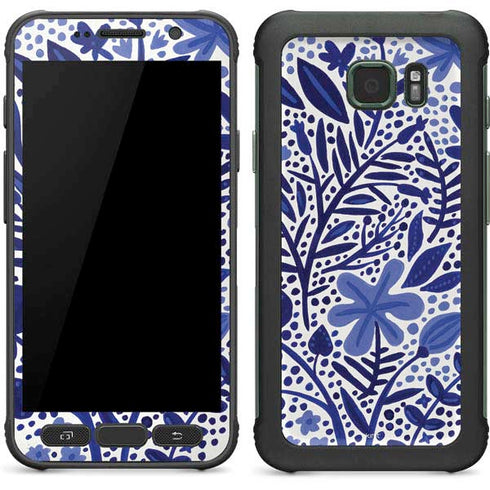 Cat Coq Blue Garden Galaxy S7 Active Skin
