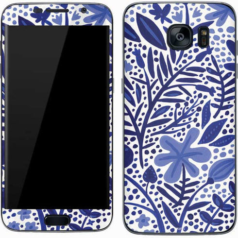 Cat Coq Blue Garden Galaxy S7 Skin
