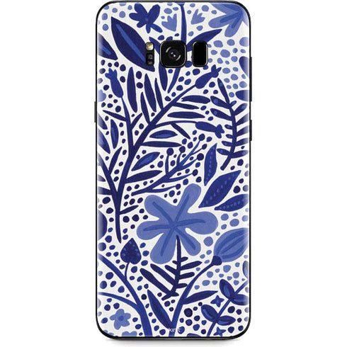 Cat Coq Blue Garden Galaxy S8 Skin