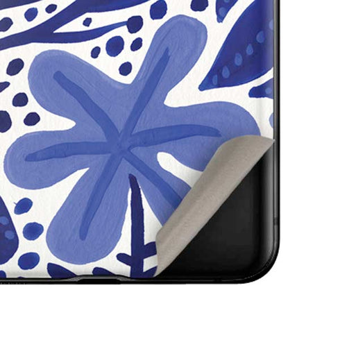 Cat Coq Blue Garden Galaxy Z Flip Skin