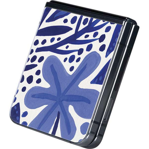 Blue Garden by Cat Coq Galaxy Z Flip5 5G Skin