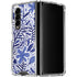 Cat Coq Blue Garden Galaxy Z Fold4 5G Clear Case