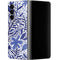 Cat Coq Blue Garden Galaxy Z Fold4 5G Skin