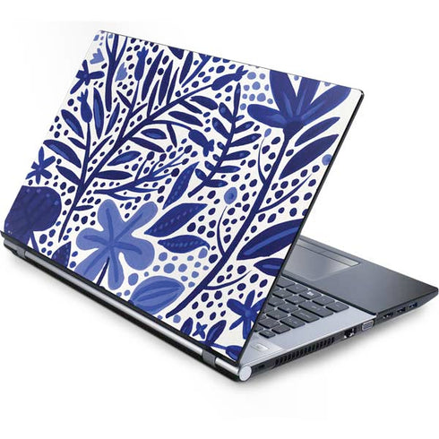 Cat Coq Blue Garden Generic Laptop Skin