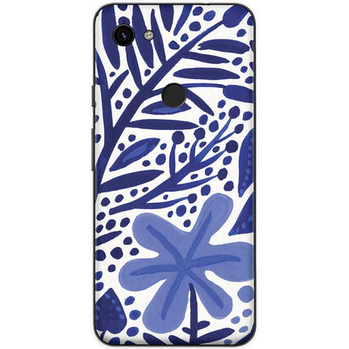 Cat Coq Blue Garden Google Pixel 3a XL Skin