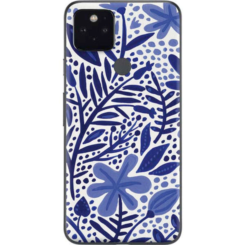 Cat Coq Blue Garden Google Pixel 5 Skin