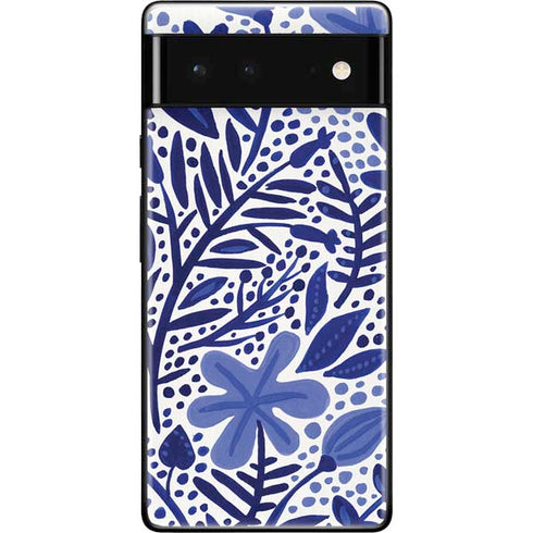 Cat Coq Blue Garden Google Pixel 6 Skin
