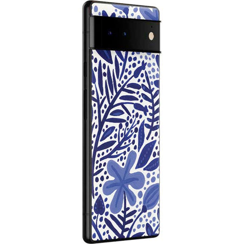 Cat Coq Blue Garden Google Pixel 6 Skin