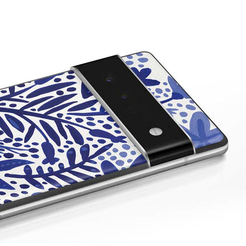Cat Coq Blue Garden Google Pixel 6 Skin
