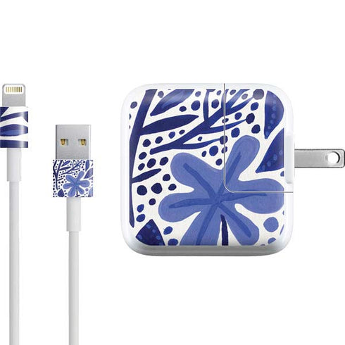 Cat Coq Blue Garden iPad Charger (10W USB) Skin