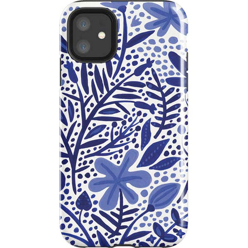 Cat Coq Blue Garden iPhone 11 Impact Case