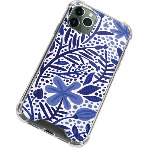 Blue Garden by Cat Coq iPhone 11 Pro Max Clear Case