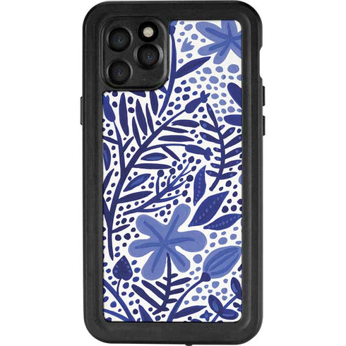 Cat Coq Blue Garden iPhone 11 Pro Waterproof Case