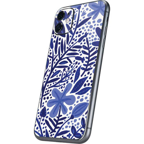 Cat Coq Blue Garden iPhone 11 Skin
