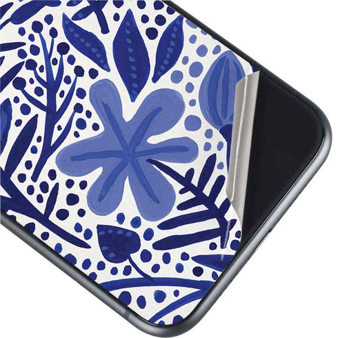 Cat Coq Blue Garden iPhone 11 Skin