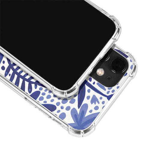 Cat Coq Blue Garden iPhone 12 Clear Case