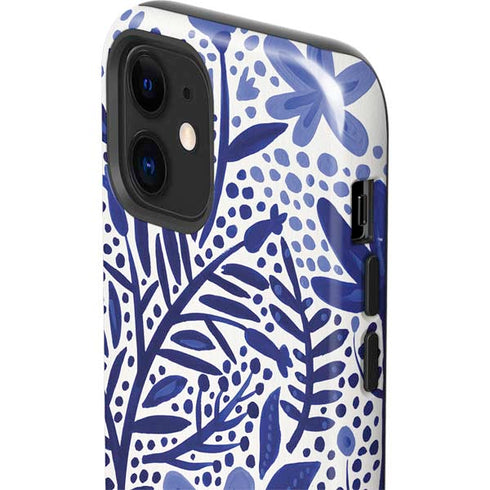 Cat Coq Blue Garden iPhone 12 Impact Case