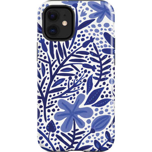 Cat Coq Blue Garden iPhone 12 Mini Impact Case
