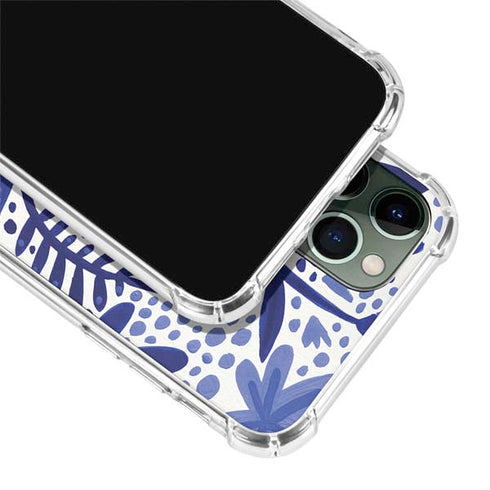 Cat Coq Blue Garden iPhone 12 Pro Clear Case