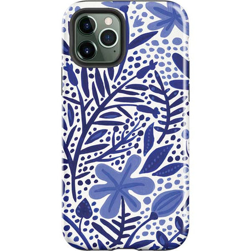 Cat Coq Blue Garden iPhone 12 Pro Impact Case