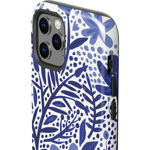 Cat Coq Blue Garden iPhone 12 Pro Impact Case