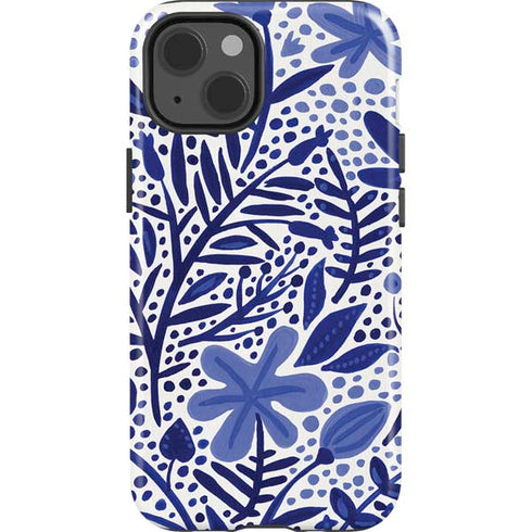 Cat Coq Blue Garden iPhone 13 Impact Case