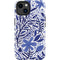 Cat Coq Blue Garden iPhone 14 Plus Impact Case