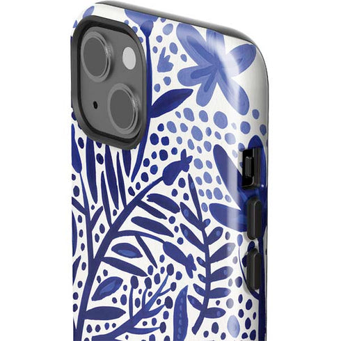 Blue Garden by Cat Coq iPhone 15 Plus Impact Case