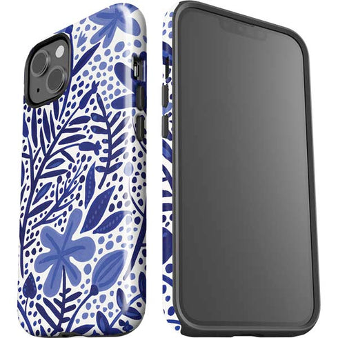 Blue Garden by Cat Coq iPhone 15 Plus Impact Case