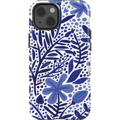 Cat Coq Blue Garden iPhone 14 Impact Case
