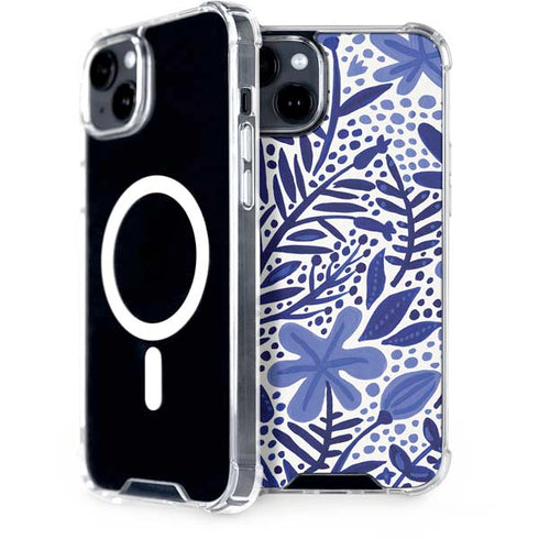 Blue Garden by Cat Coq iPhone 15 Plus MagSafe Case