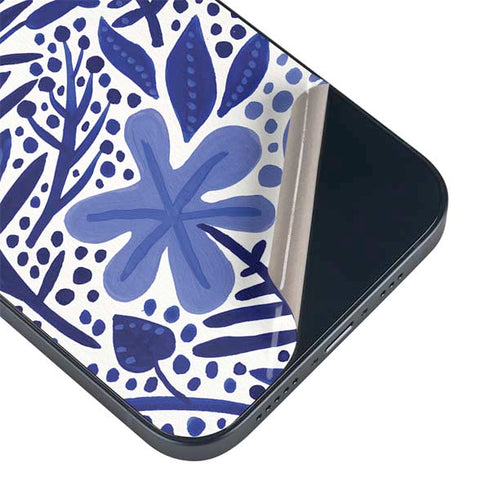 Cat Coq Blue Garden iPhone 14 Plus Skin
