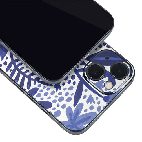 Cat Coq Blue Garden iPhone 14 Plus Skin