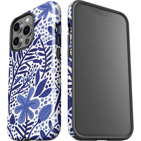 Blue Garden by Cat Coq iPhone 15 Pro Impact Case
