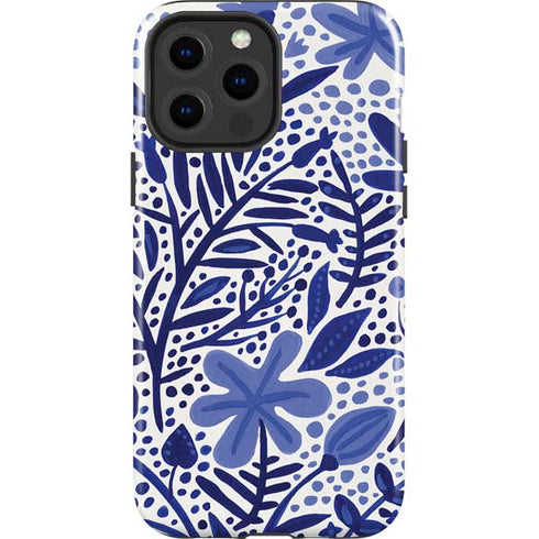 Blue Garden by Cat Coq iPhone 15 Pro Max Impact Case