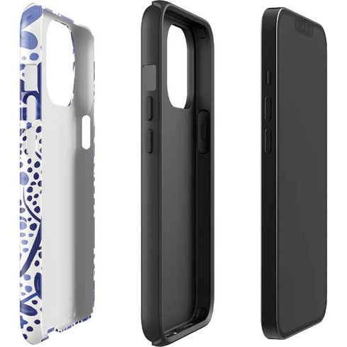 Cat Coq Blue Garden iPhone 14 Pro Max Impact Case