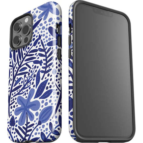 Cat Coq Blue Garden iPhone 14 Pro Max Impact Case
