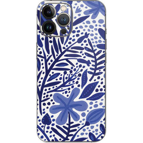 Cat Coq Blue Garden iPhone 14 Pro Max Skin