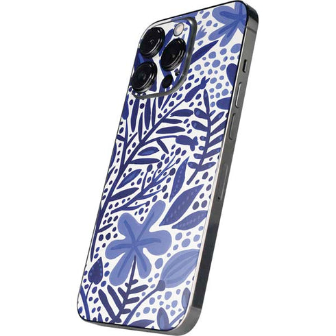 Cat Coq Blue Garden iPhone 14 Pro Skin