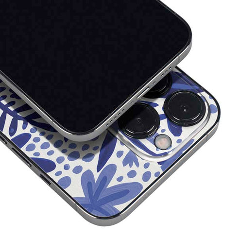 Cat Coq Blue Garden iPhone 14 Pro Skin