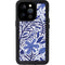Cat Coq Blue Garden iPhone 14 Pro Waterproof Case