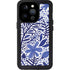 Cat Coq Blue Garden iPhone 14 Pro Waterproof Case
